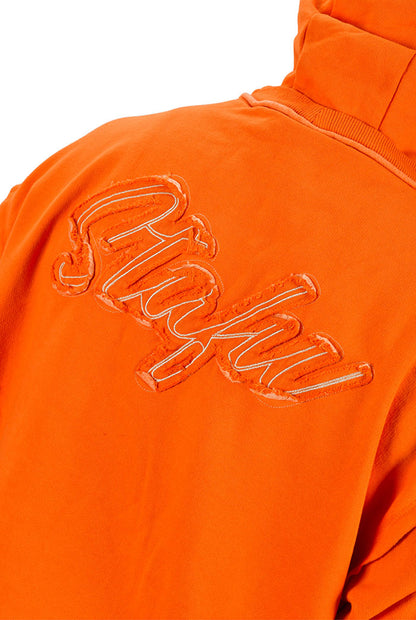 Old Bastard Crew Neck Long Sleeve Acid Wash Sweatshirt - Tarpoon - Gray 