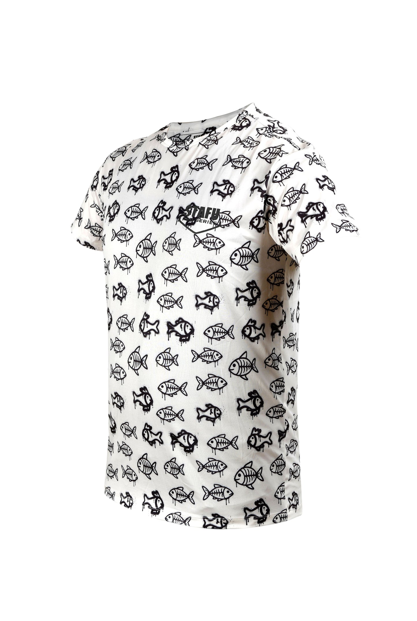 Zero Kısa Kollu UV Korumalı Performans T-shirt - Kiddish White
