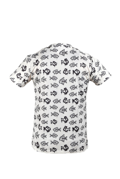 Zero Kısa Kollu UV Korumalı Performans T-shirt - Kiddish White