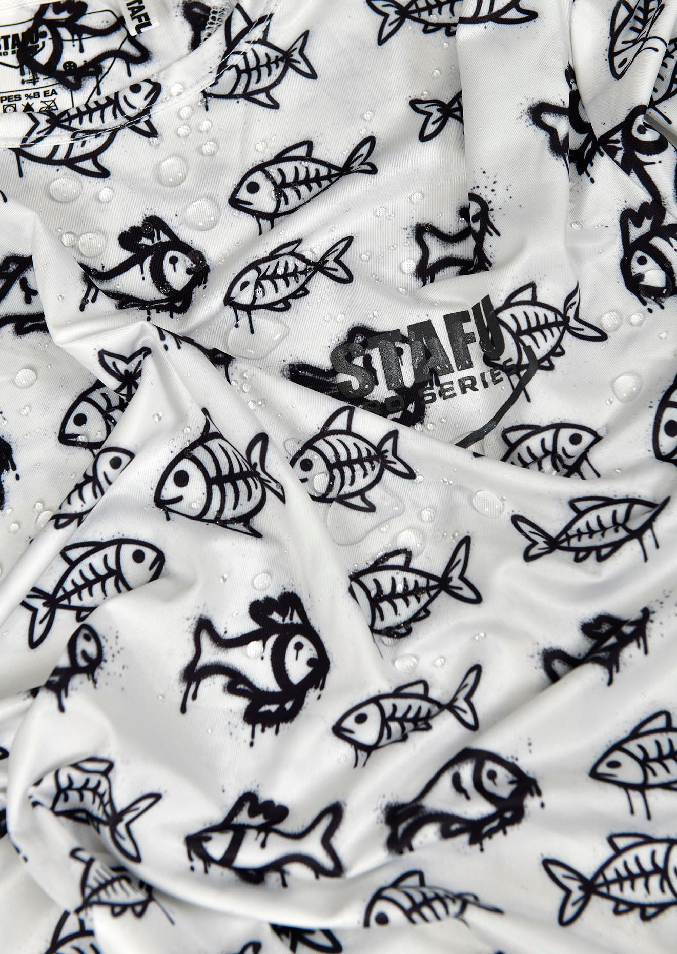 Zero Kısa Kollu UV Korumalı Performans T-shirt - Kiddish White