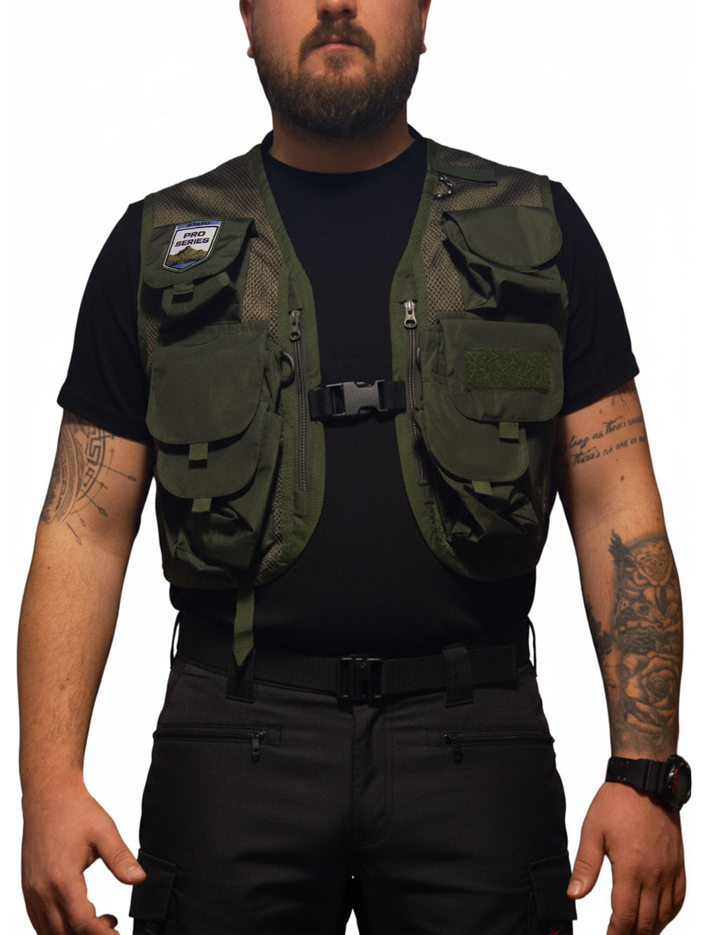 Creek Teknik Av & Balıkçı Yeleği - Haki