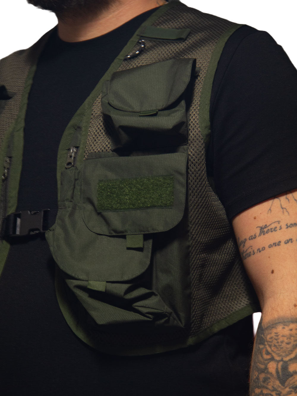 Creek Teknik Av & Balıkçı Yeleği - Haki