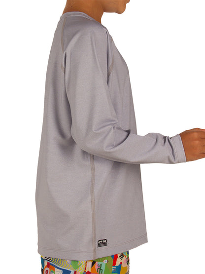 Cyclone Jr. UV Korumalı T-Shirt - Açık Gri - Stafu Pro Series