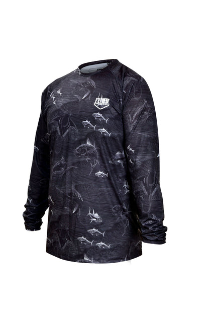 Cyclone V2 Uzun Kollu UV Korumalı T-Shirt –  Frenzy Black