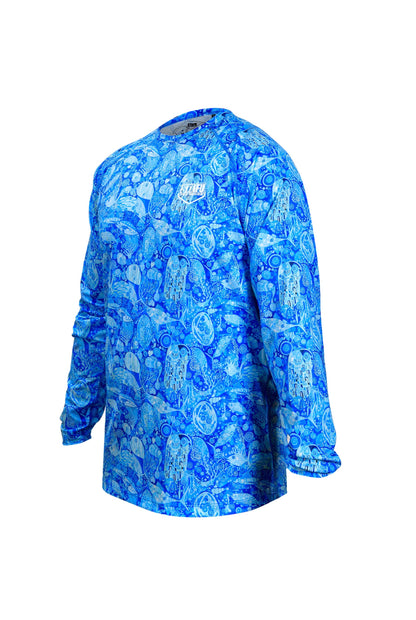 Cyclone V2 Uzun Kollu UV Korumalı T-Shirt –  The Kiss Blue