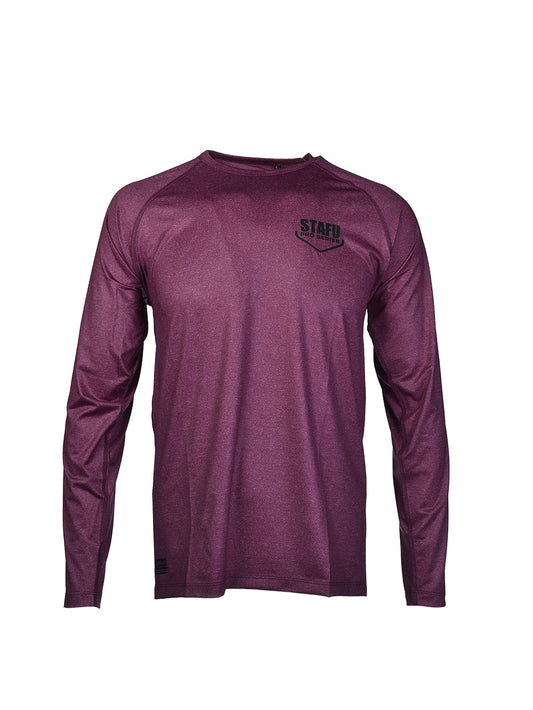 Cyclone V2 Uzun Kollu UV Korumalı T-Shirt – Bordo