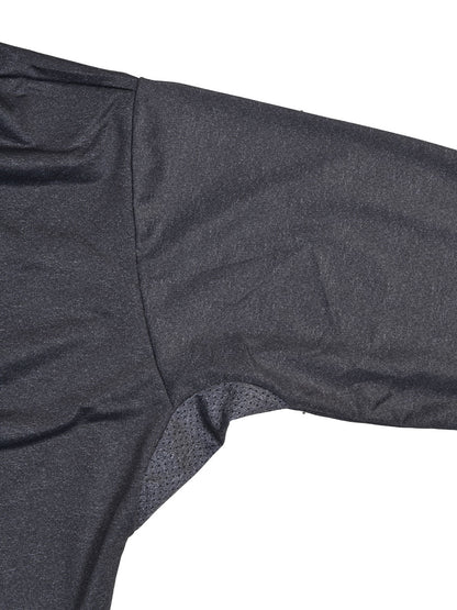 Stratos Kapüşonlu ve Maskeli UPF 40+ Performans T-Shirt - Antrasit