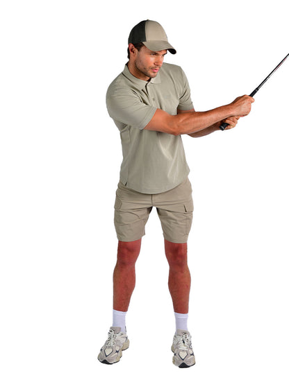 Harbor Polo T-Shirt - Açık Kahve