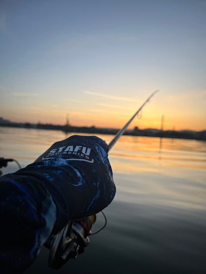 Gryph UV Korumalı Parmaksız Eldiven - Dark Storm - Stafu Pro Series