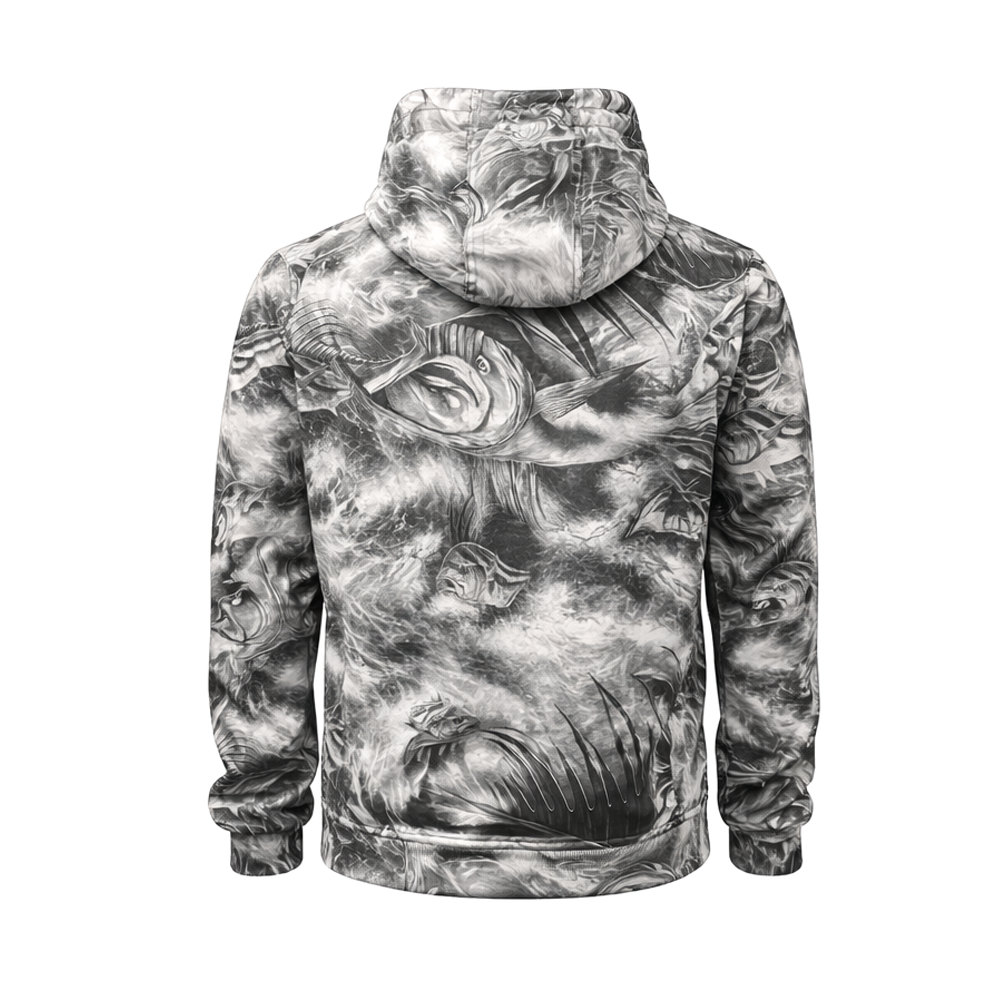 Jedi Zippered Hooded Sweatshirt - Stamp