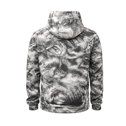 Jedi Zippered Hooded Sweatshirt - Stamp