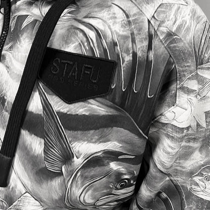 Jedi Zippered Hooded Sweatshirt - Stamp