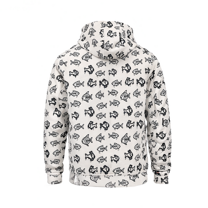 Jedi Zippered Hooded Sweatshirt - Stamp