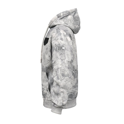Jedi Zippered Hooded Sweatshirt - Stamp