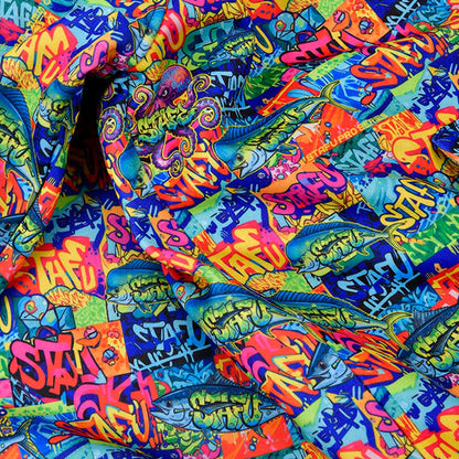 Jedi  Jr Fermuarlı Kapüşonlu Sweatshirt - Grafiti