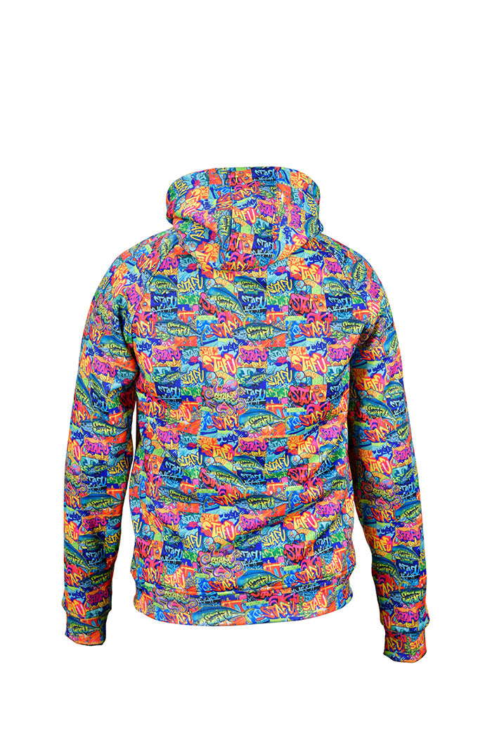 Jedi Zippered Hooded Sweatshirt - Stamp