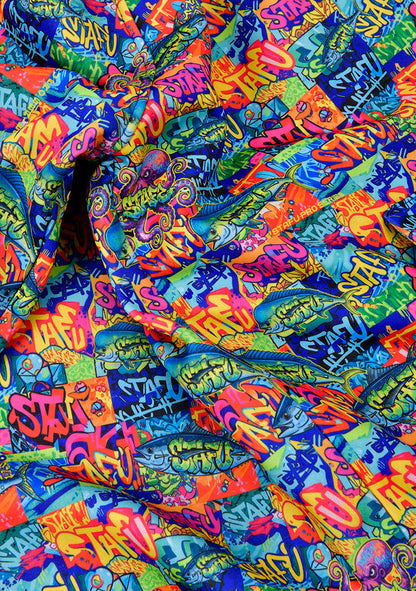 Jedi Zippered Hooded Sweatshirt - Stamp