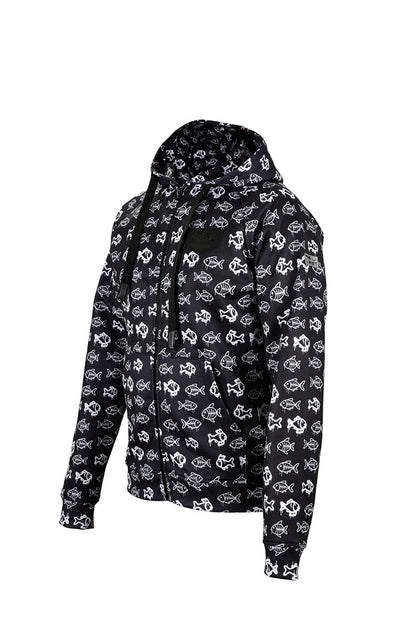 Jedi Zippered Hooded Sweatshirt - Stamp