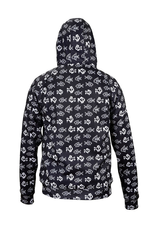 Jedi Zippered Hooded Sweatshirt - Stamp