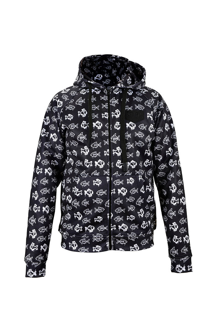 Jedi Zippered Hooded Sweatshirt - Stamp
