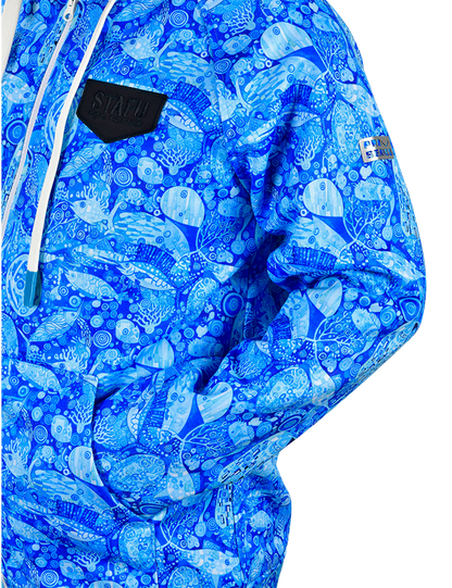 Jedi Zippered Hooded Sweatshirt - Stamp
