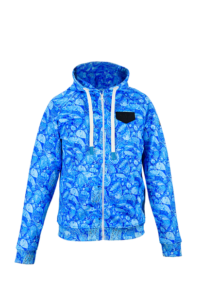 Jedi Zippered Hooded Sweatshirt - Stamp