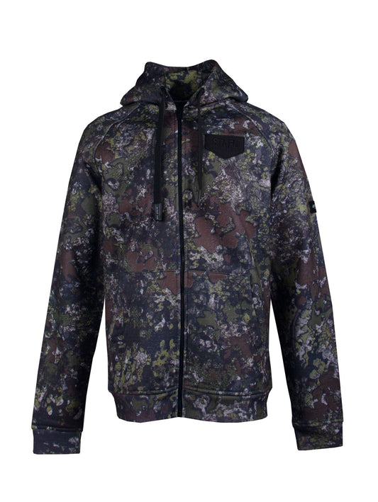 Jedi Fermuarlı Kapüşonlu Sweatshirt - Bushman Camo - Stafu Pro Series