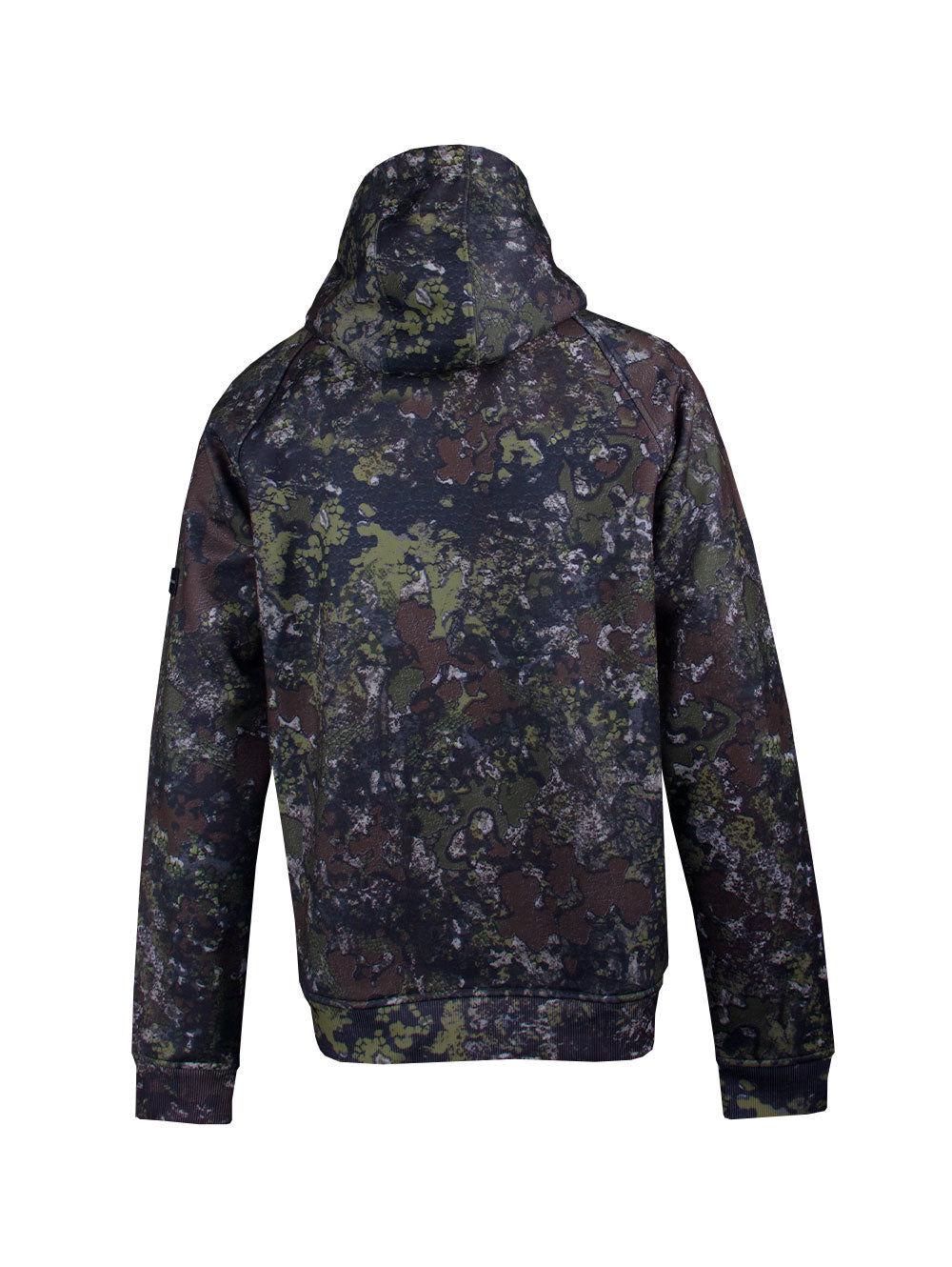 Jedi Fermuarlı Kapüşonlu Sweatshirt - Bushman Camo - Stafu Pro Series