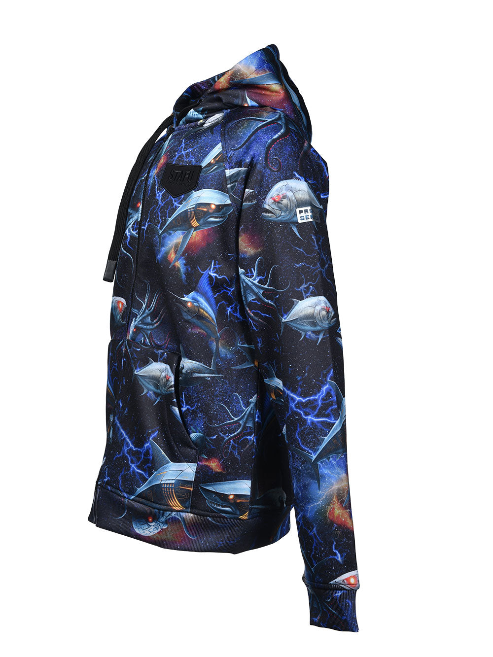 Jedi Fermuarlı Kapüşonlu Sweatshirt - Droid