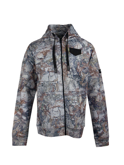 Jedi Fermuarlı Kapüşonlu Sweatshirt - Lime Camo - Stafu Pro Series