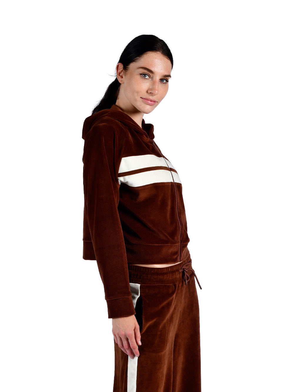 Velora Hooded Zippered Women's Sweatshirt