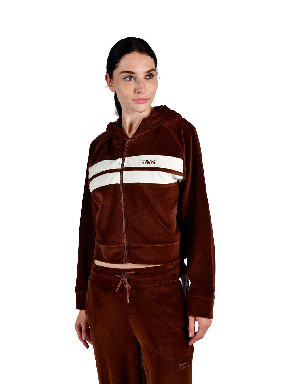 Velora Hooded Zippered Women's Sweatshirt