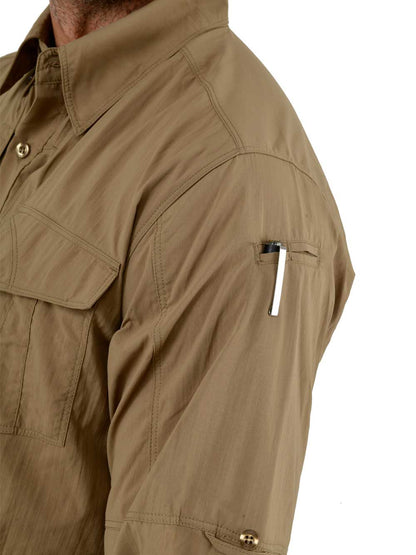 Kavron Cordura Teknik Gömlek - Bej - Stafu Pro Series