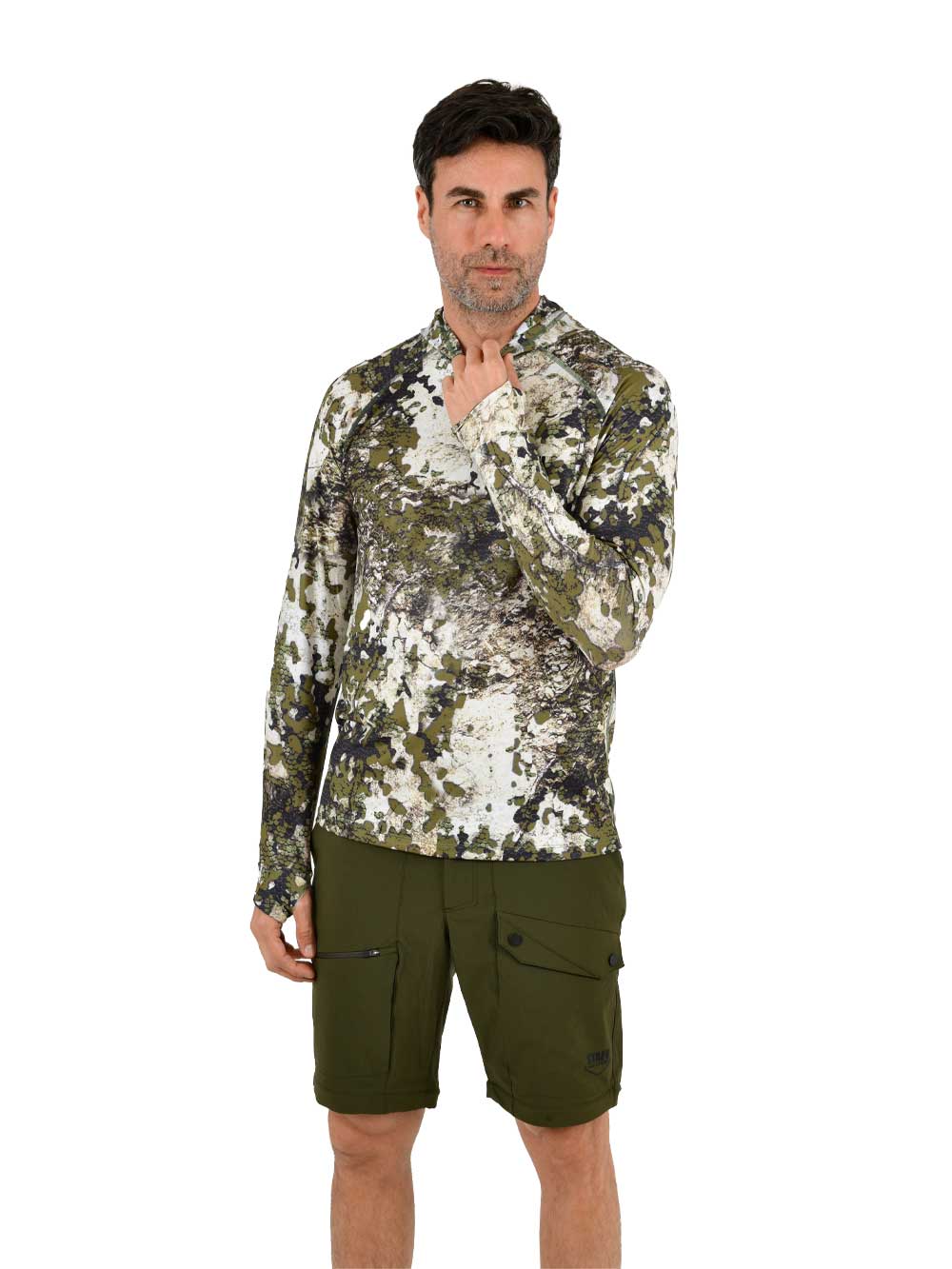 Khagan UV Korumalı Performans T-Shirt - Birch Camo - Stafu Pro Series