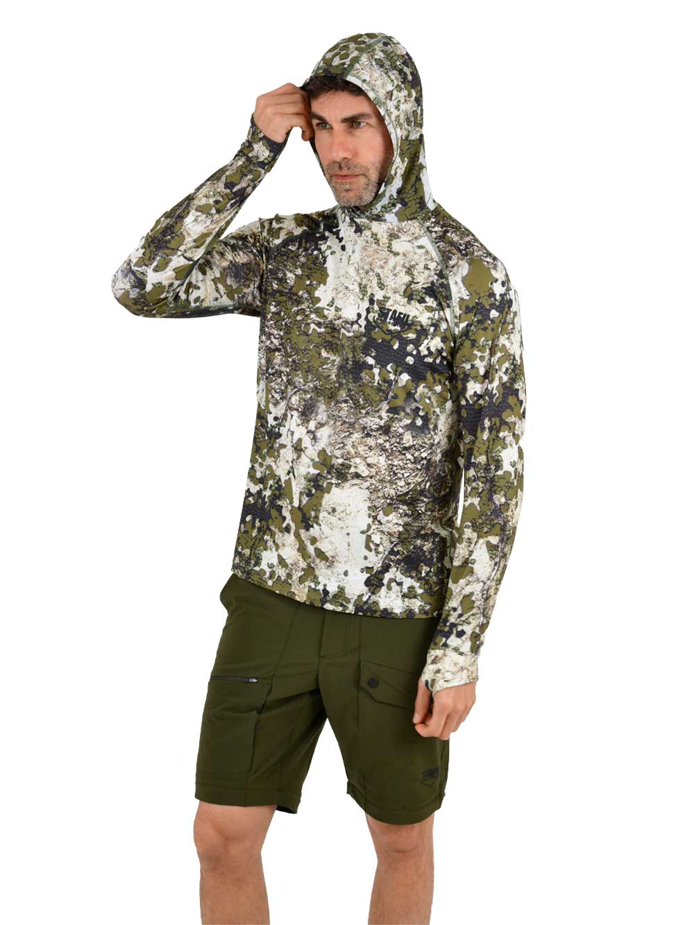 Khagan UV Korumalı Performans T-Shirt - Birch Camo - Stafu Pro Series