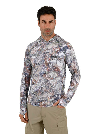 Khagan UV Korumalı Performans T-Shirt - Lime Stone Camo - Stafu Pro Series