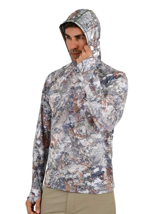 Khagan UV Korumalı Performans T-Shirt - Lime Stone Camo - Stafu Pro Series