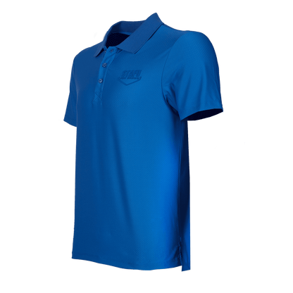 League UV Korumalı Performans Polo Yaka T-shirt - Blue - Stafu Pro Series