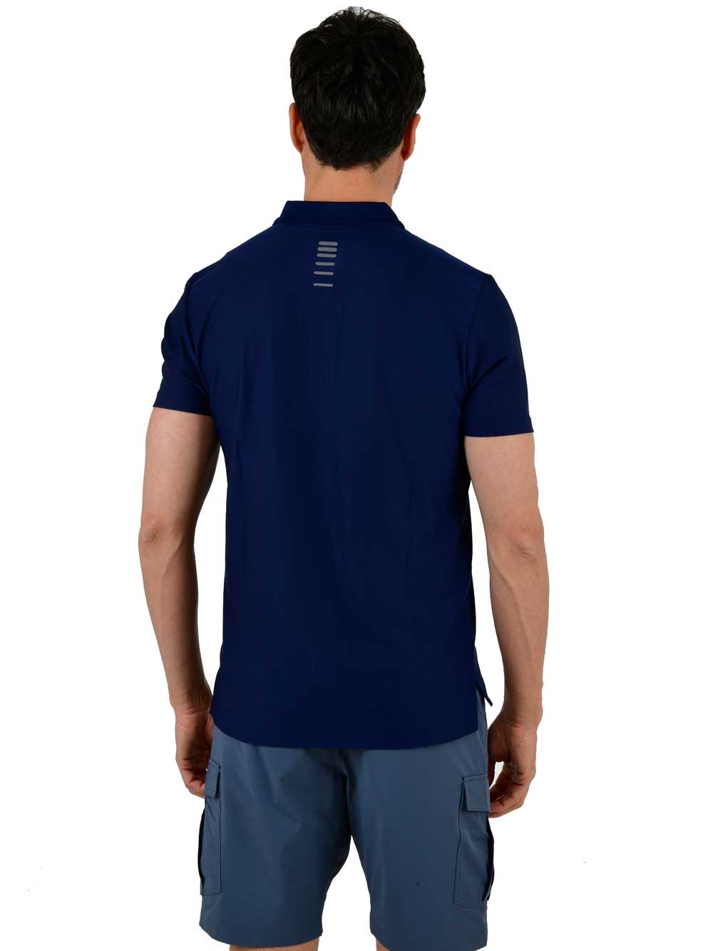 League UV Korumalı Performans Polo Yaka T-shirt - Lacivert - Stafu Pro Series