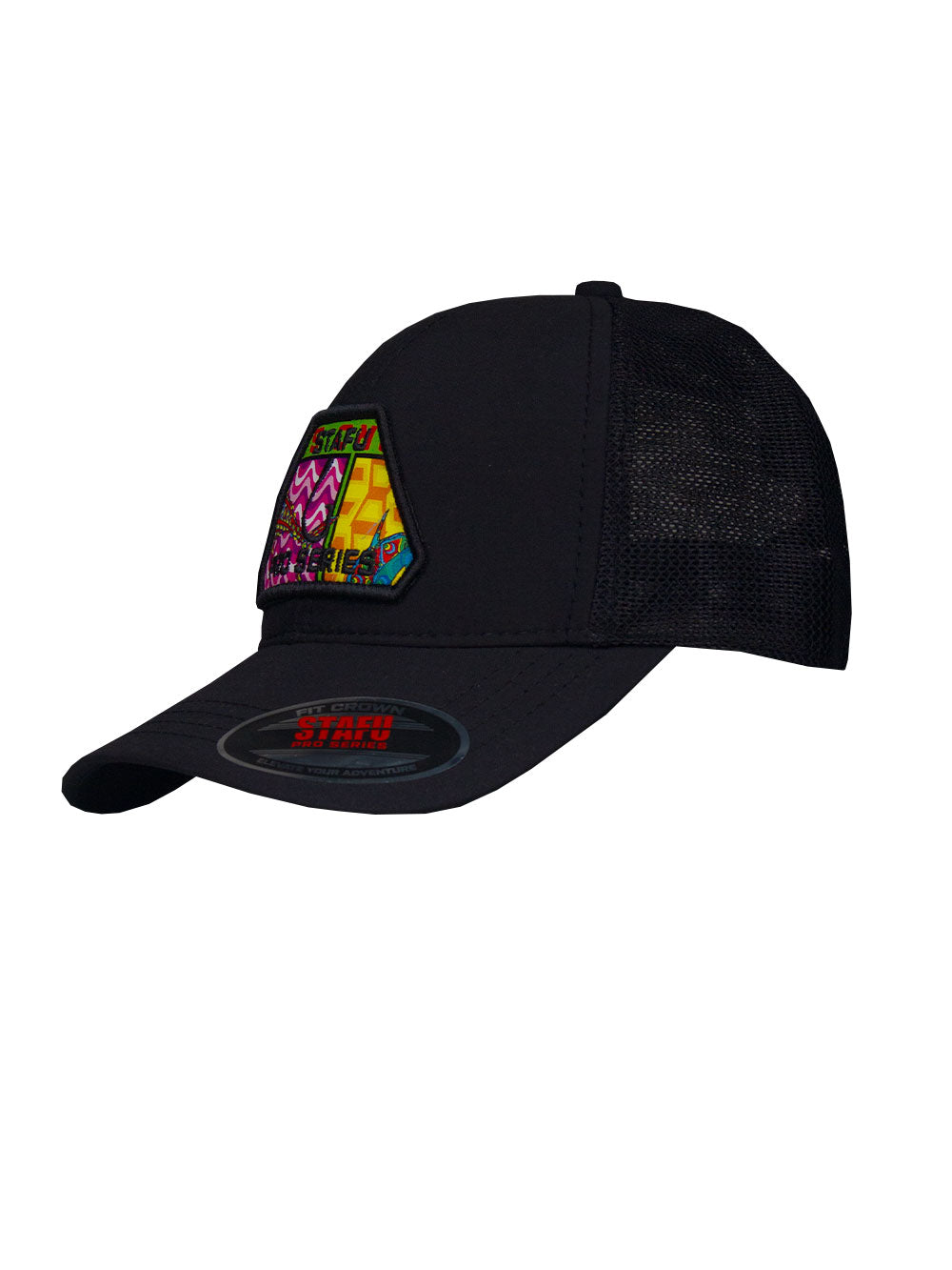North Şapka - Siyah - Fish Eye Aplike - Stafu Pro Series
