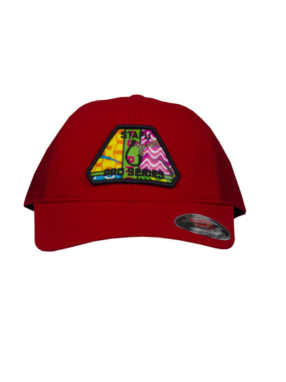 North Şapka - Kırmızı - Fish Eye Aplike - Stafu Pro Series