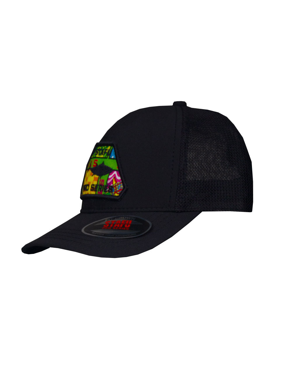 North Şapka - Siyah - Fish Eye Aplike - Stafu Pro Series