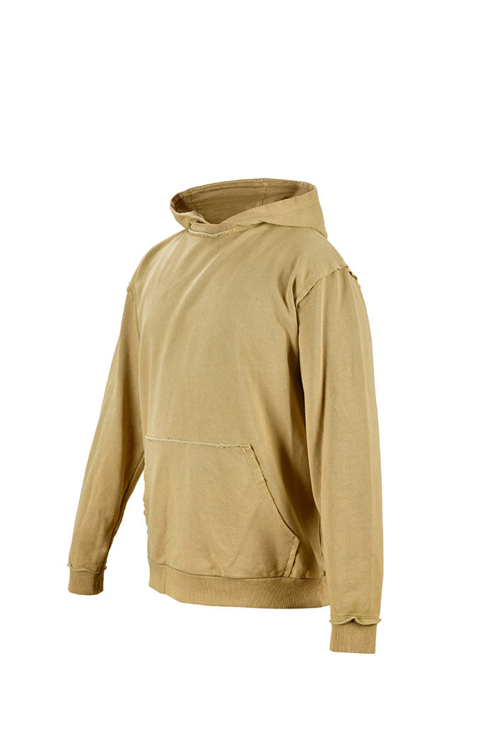 Old Bastard Crew Neck Long Sleeve Acid Wash Sweatshirt - Tarpoon - Gray 