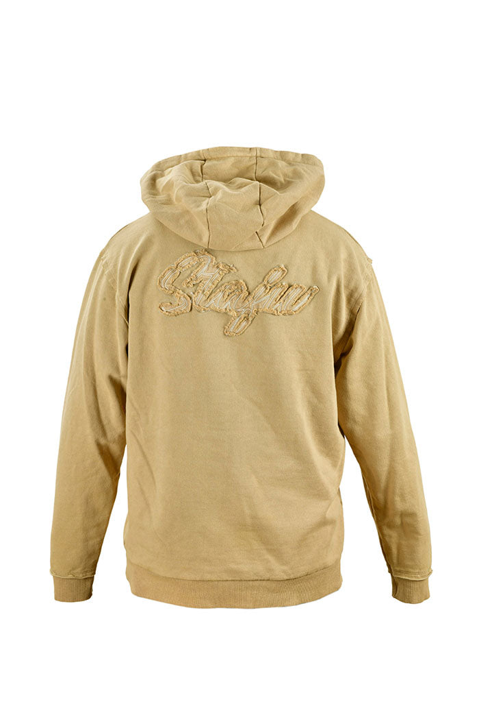 Old Bastard Crew Neck Long Sleeve Acid Wash Sweatshirt - Tarpoon - Gray 