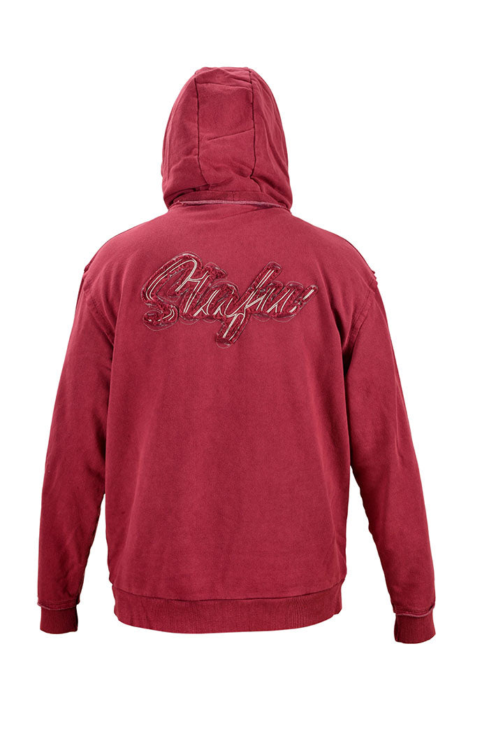 Old Bastard Crew Neck Long Sleeve Acid Wash Sweatshirt - Tarpoon - Gray 