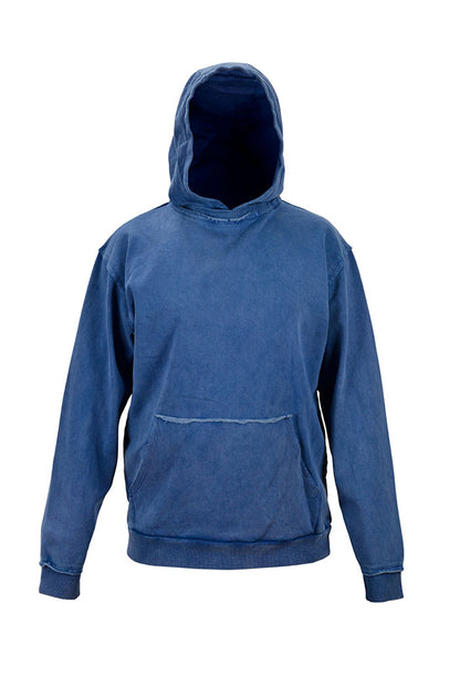 Old Bastard Crew Neck Long Sleeve Acid Wash Sweatshirt - Tarpoon - Gray 