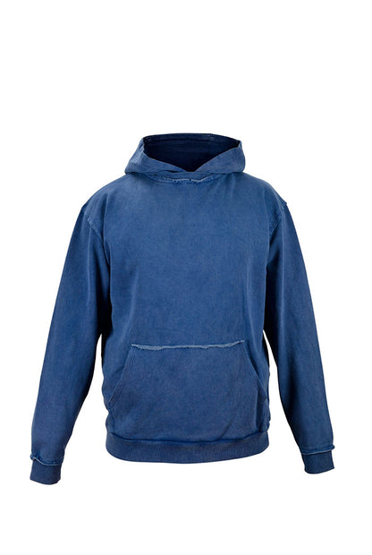 Old Bastard Crew Neck Long Sleeve Acid Wash Sweatshirt - Tarpoon - Gray 