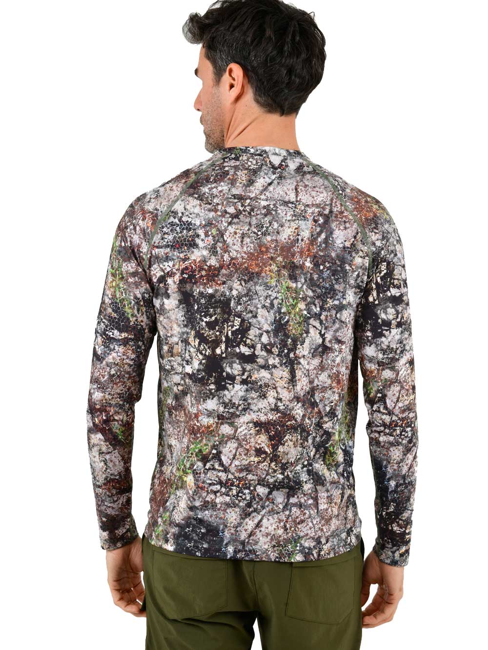 Orlok Yuvarlak Yaka UV Korumali T-Shirt - Altai Camo - Stafu Pro Series