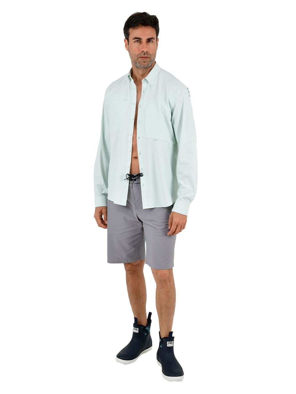 Outlander Uzun Kollu Gömlek - Mint - Stafu Pro Series
