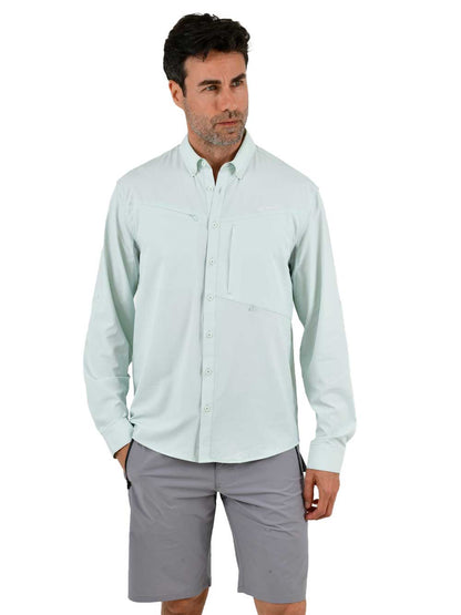 Outlander Uzun Kollu Gömlek - Mint - Stafu Pro Series